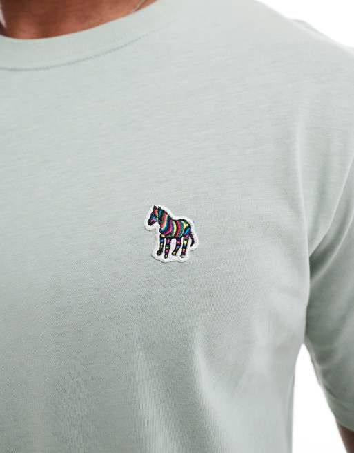 PS Paul Smith - Lysegrøn T-shirt med zebralogo, 2 af 4