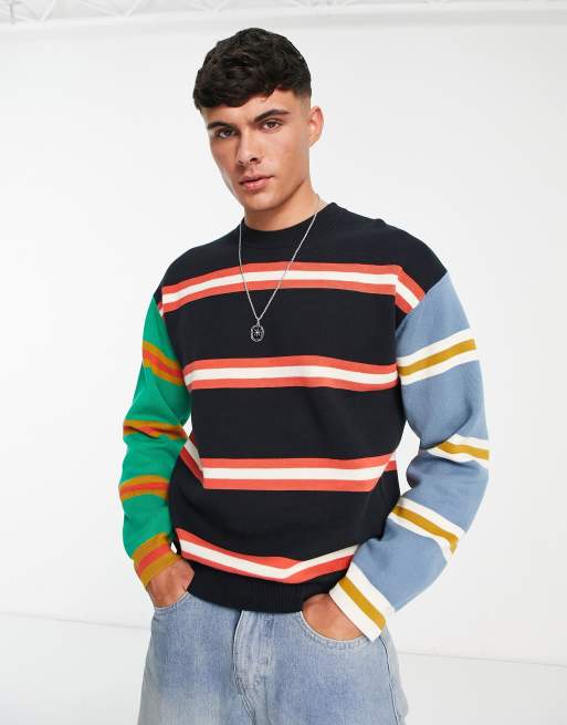 PS Paul Smith - Maglione multicolore a righe