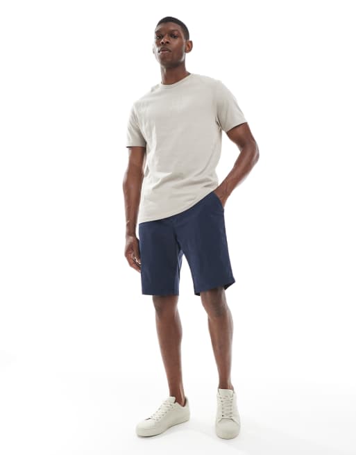 PS Paul Smith - Marineblå chinoshorts med zebralogo, 2 af 5