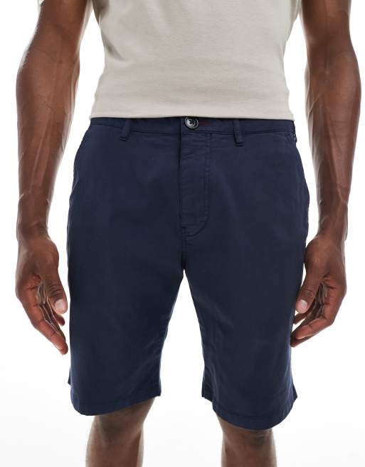 PS Paul Smith - Marineblå chinoshorts med zebralogo, 5 af 5
