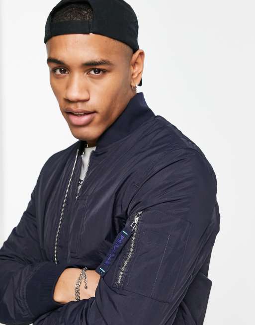 PS Paul Smith nylon bomber jacket in navy