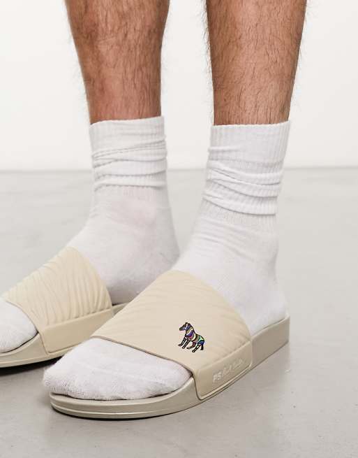 PS Paul Smith Nyro sliders in off white