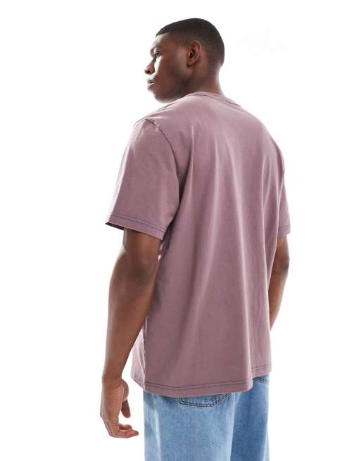 PS Paul Smith – Oversize-T-Shirt in Lila mit Smiley-Logo, 2 von 4