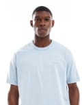 [PS Paul Smith] PS Paul Smith oversized happy logo t-shirt in light blue Chest 38 BLUE