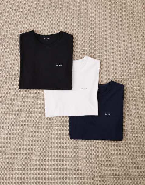 PS Paul Smith - Pack de 3 camisetas de varios colores con logo - view 1