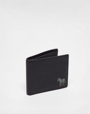 PS Paul Smith leather billfold coin wallet in black - ASOS Price Checker