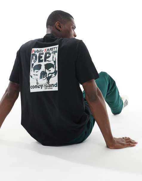 PS Paul Smith regular fit dept t-shirt in black - view 1