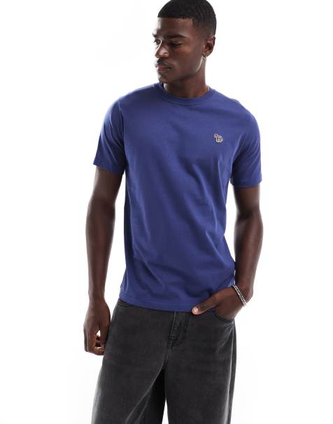 PS Paul Smith regular fit icon logo t-shirt in dark blue - view 1