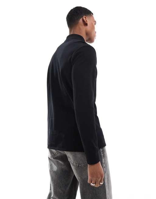 Paul smith black long sleeve polo best sale