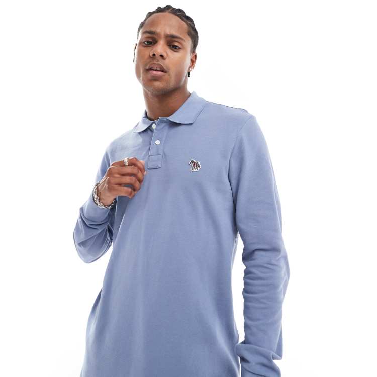 Paul smith grey long sleeve polo hotsell