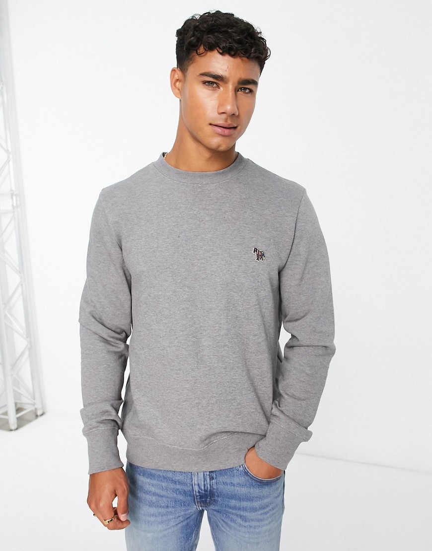 PS Paul Smith regular fit logo sweatshirt in grey-Gray