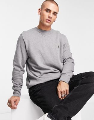 PS Paul Smith regular fit logo sweatshirt in grey - ASOS Price Checker