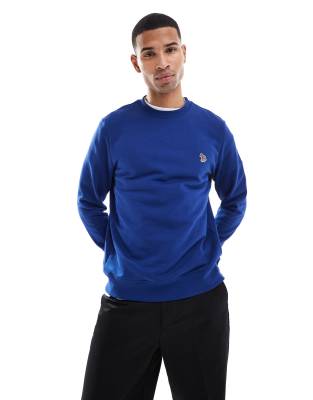 regular fit logo sweatshirt in navy