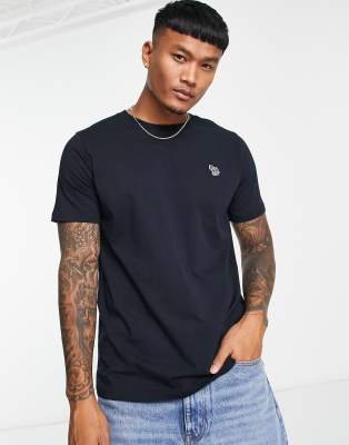 regular fit logo T-shirt in navy