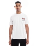 [PS Paul Smith] PS Paul Smith regular fit Phoenix MT logo t-shirt in white Chest 42 WHITE