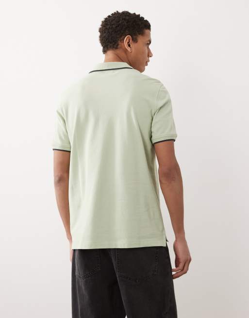 PS Paul Smith – Regular-Fit-Polohemd in Hellgrün mit Zebra-Logo, 5 von 5