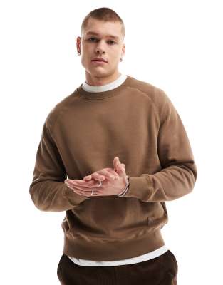 PS Paul Smith PS Paul Smith regular fit sweatshirt with logo in tan-Brown