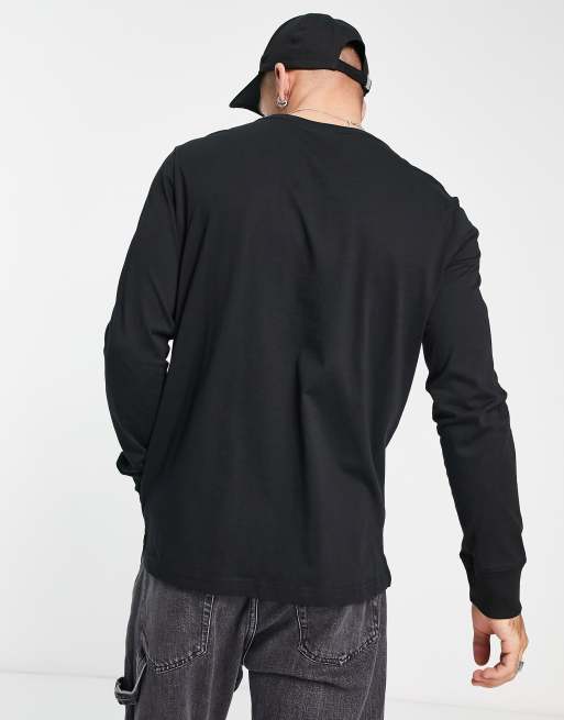 PS Paul Smith - Regular-fit top met logo en lange mouwen in zwart, 2 van 4