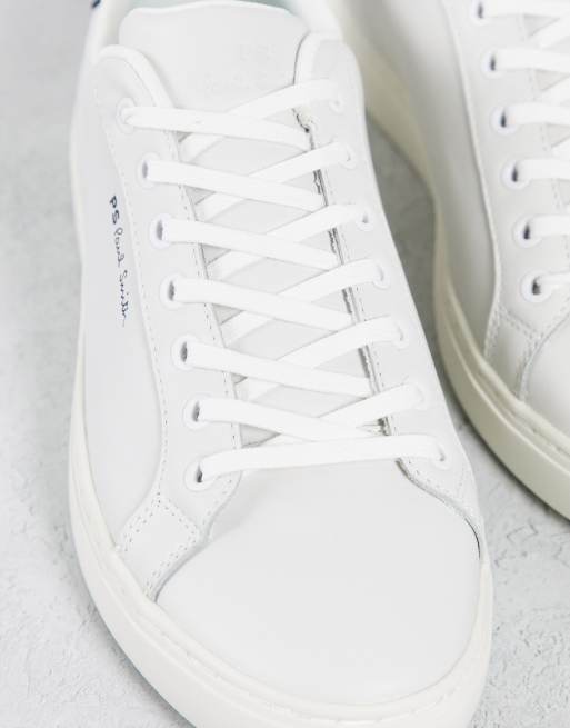 PS Paul Smith Rex leather zebra logo sneakers in white