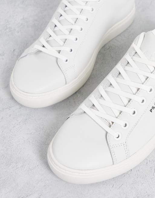 PS Paul Smith – Rex – Ledersneaker in Weiß mit Zebra-Logo, 4 von 4
