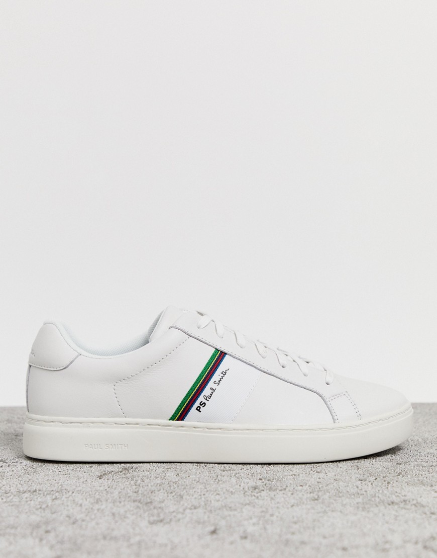 PS Paul Smith - Rex - Sneakers in pelle bianche-Bianco