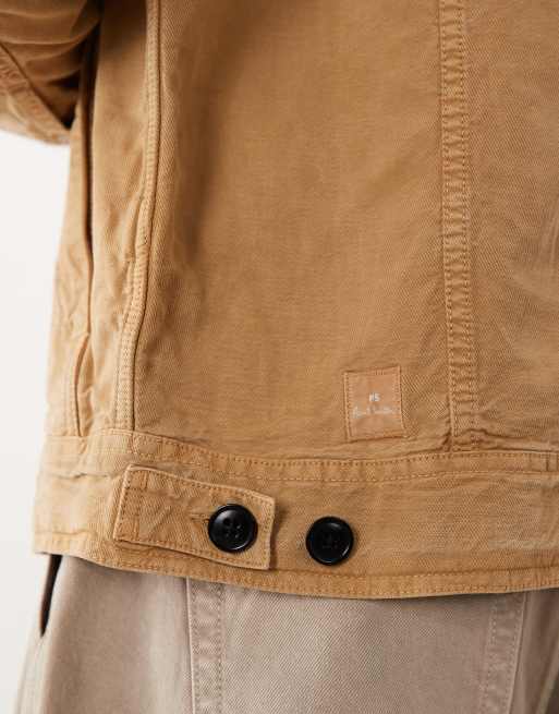 PS Paul Smith - Rider - Veste en lyocell et lin mélangé - Fauve, 5 de 5