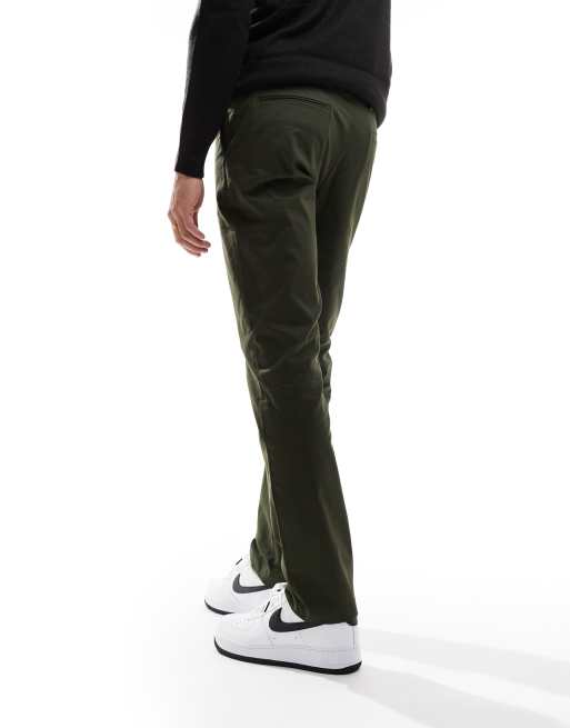 PS Paul Smith – Schmal zulaufende Chinohose in Khaki mit aufgenähtem Logo, 3 von 5