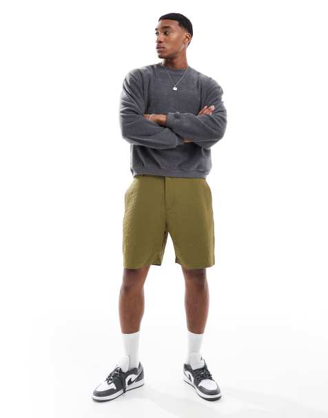 PS Paul Smith seersucker shorts in olive - view 1
