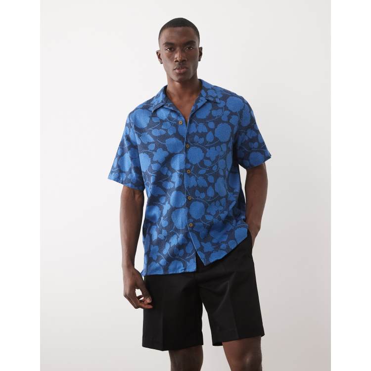 PS Paul Smith short sleeve casual fit shirt in blue floral | ASOS