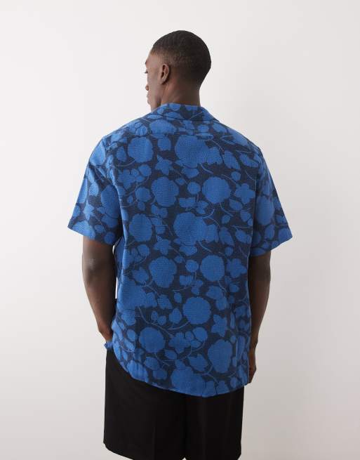 PS Paul Smith short sleeve casual fit shirt in blue floral, 2 of 5