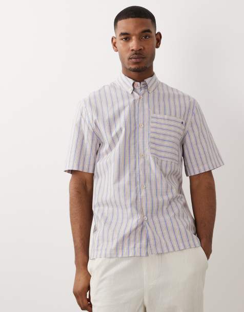 PS Paul Smith short sleeve casual fit shirt in multi stripe
