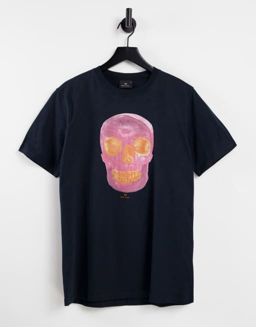 PS Paul Smith skull t shirt in black