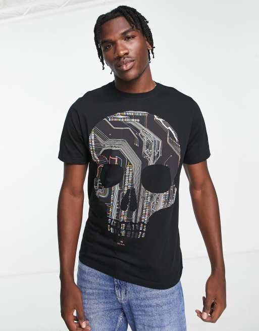 PS Paul Smith skull t-shirt in black