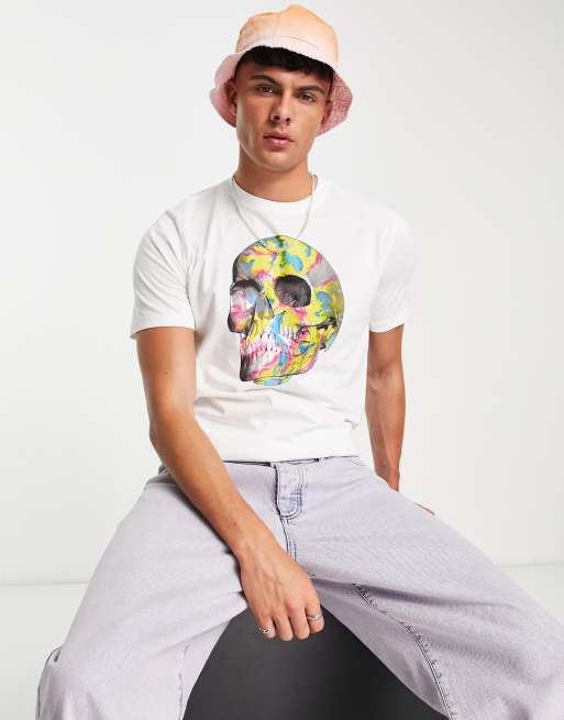 PS Paul Smith skull t-shirt in white