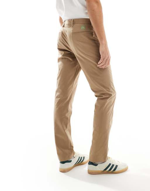 PS Paul Smith - Smaltoelopende chino met logobadge in lichtbruin, 5 van 5