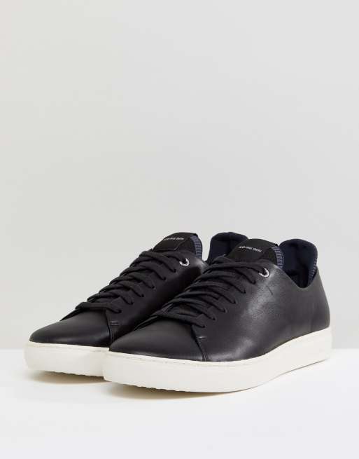 PS Paul Smith Sonix Leather Sneakers in Black | ASOS
