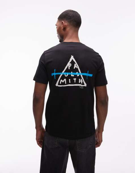PS Paul Smith - Sort kortærmet T-shirt med print - view 1