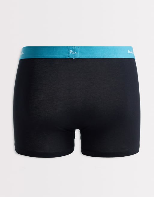 PS Paul Smith - Sorte boksershorts med taljebånd i flere farver i pakke med 7 par, 3 af 3