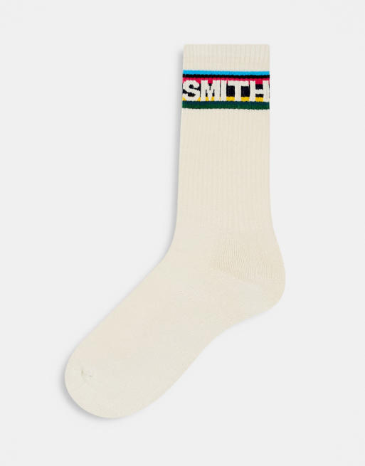PS Paul Smith – Sportliche Socken in gebrochenem Weiß
