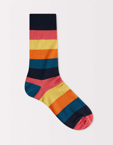 PS Paul Smith striped socks in multi colour - view 1