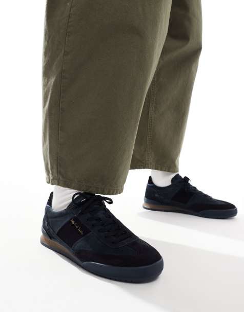 PS Paul Smith suede dover trainers in navy - view 1