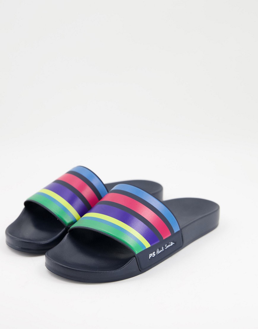 PS Paul Smith - Summit - Gesteepte slippers in multi-Veelkleurig