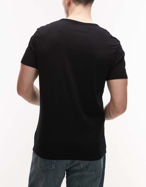 PS Paul Smith – Svart t-shirt i regular fit, 3-pack, 5 av 5