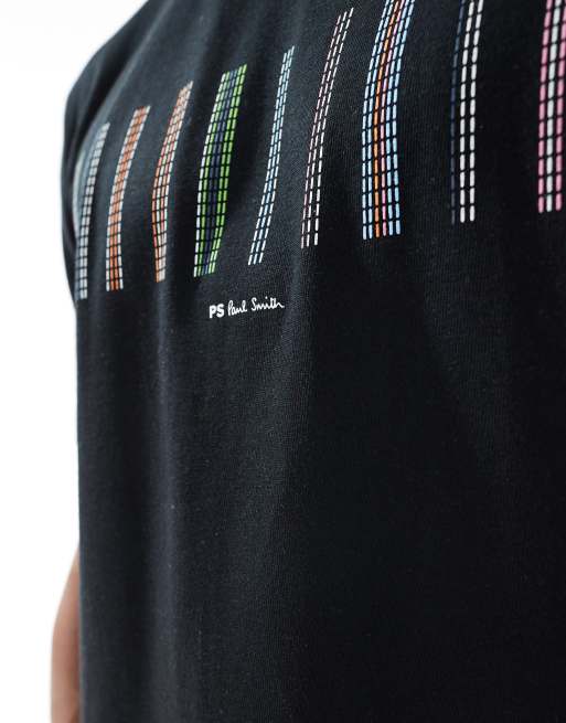 PS Paul Smith – Svart t-shirt i regular fit med flerfärgad logga, 2 av 4