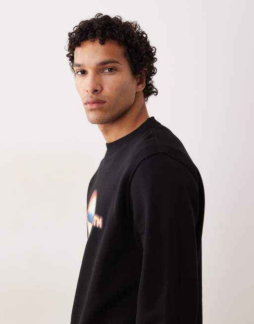  PS Paul Smith - Sweat à imprimé éclipse - Noir, 3 de 5