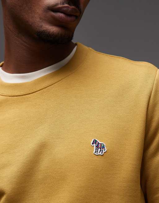 PS Paul Smith – Sweatshirt in Gelb mit Zebra-Logo, 5 von 5