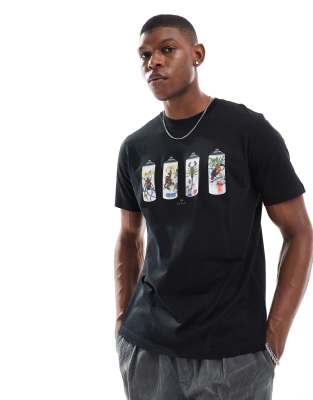 PS Paul Smith - T-shirt à imprimé bombe aérosol - Noir - view 1