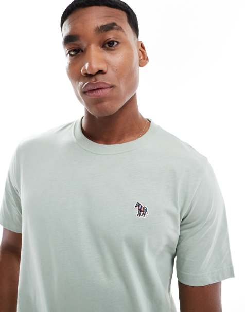 PS Paul Smith - T-shirt à logo zèbre - Vert clair - view 1