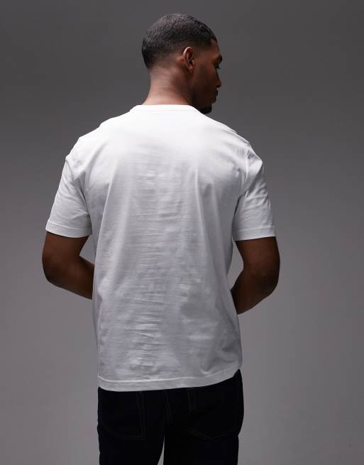 PS Paul Smith - T-shirt a maniche corte bianca con stampa, 3 di 5