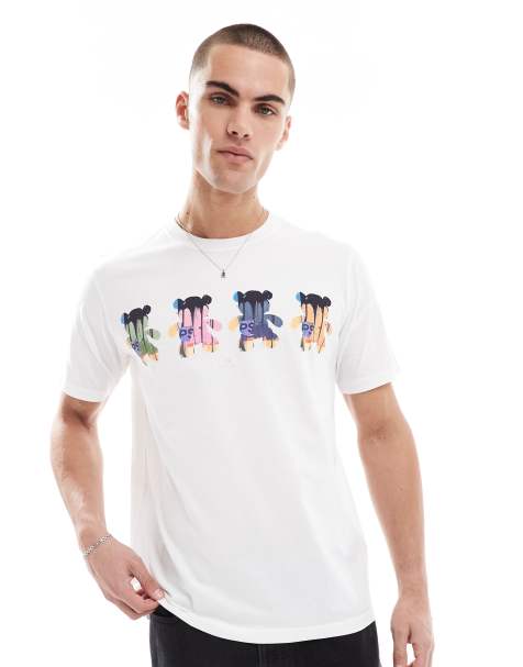PS Paul Smith - T-shirt avec ours imprimés - Blanc - view 1
